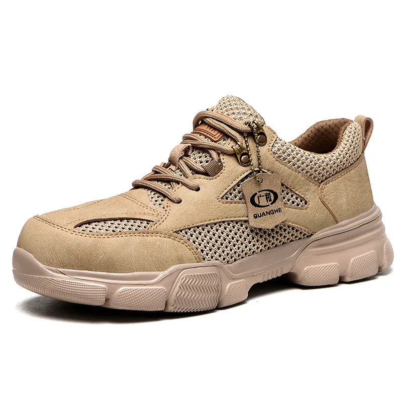 2024 Work Safety Shoes Men Lightweight Safety Boots Indestructible Work Sneakers Women Kevlar Insole Protective Steel Toe Shoes