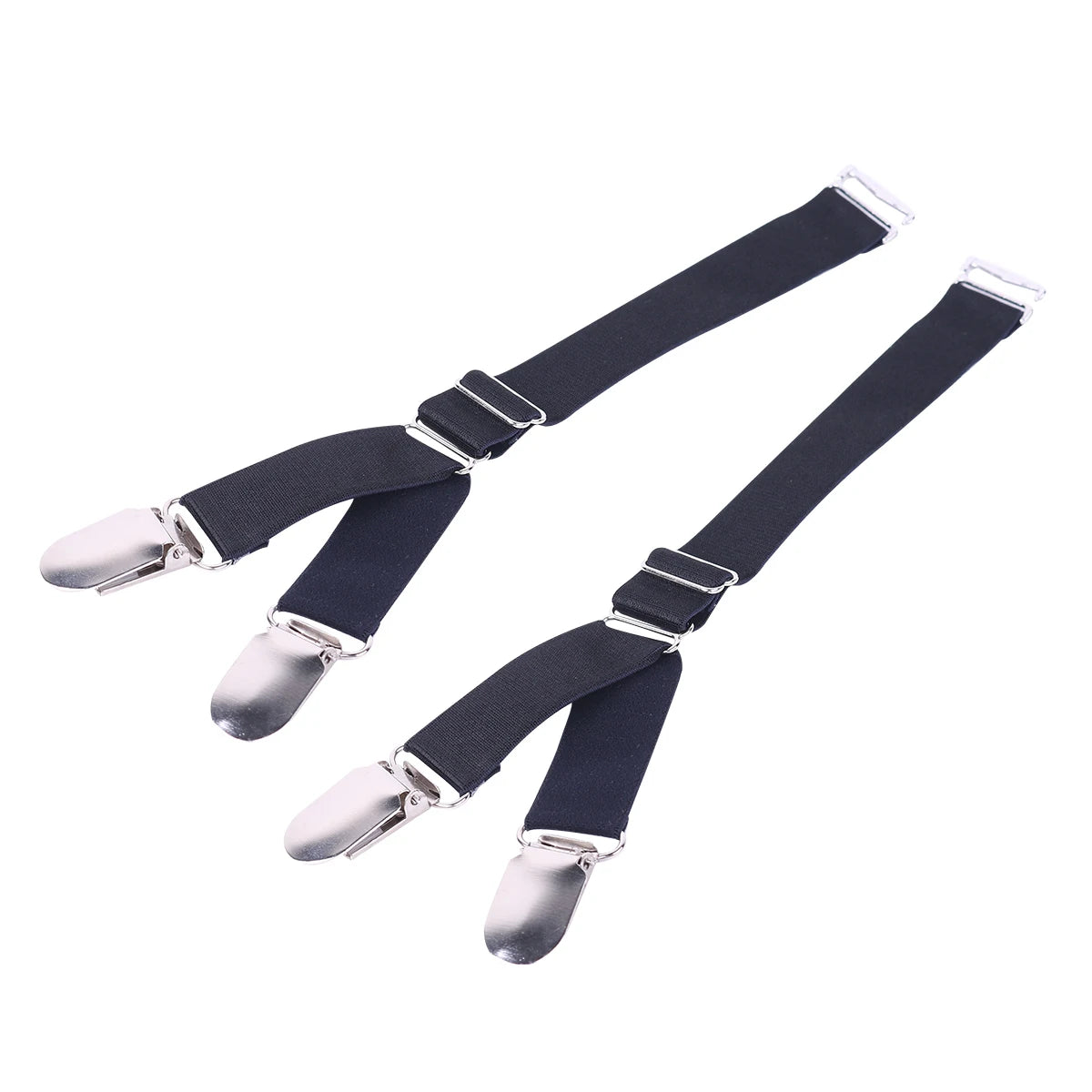 Suspender Clips For Stockings Replacemnt Corset Holder Elastic Garter Belt Straps Y/I Style Unisex Shirt Holder Socks Fastener