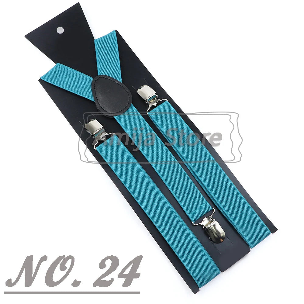 Suspenders For Men Sage Green Adult Suspender Man Shirt Women Wedding Apparel Party Solid Colors Suit Skirt With Braces Straps