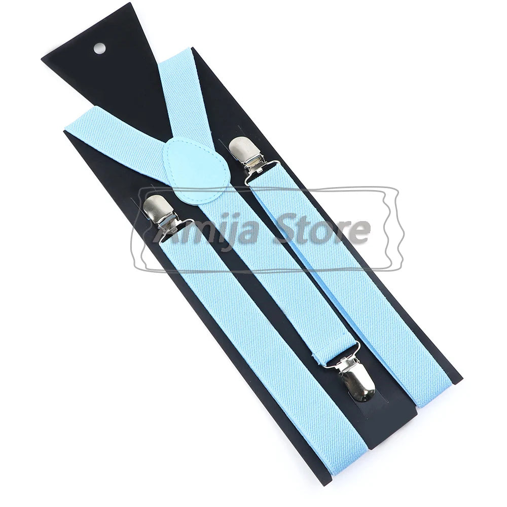 Suspenders For Men Sage Green Adult Suspender Man Shirt Women Wedding Apparel Party Solid Colors Suit Skirt With Braces Straps