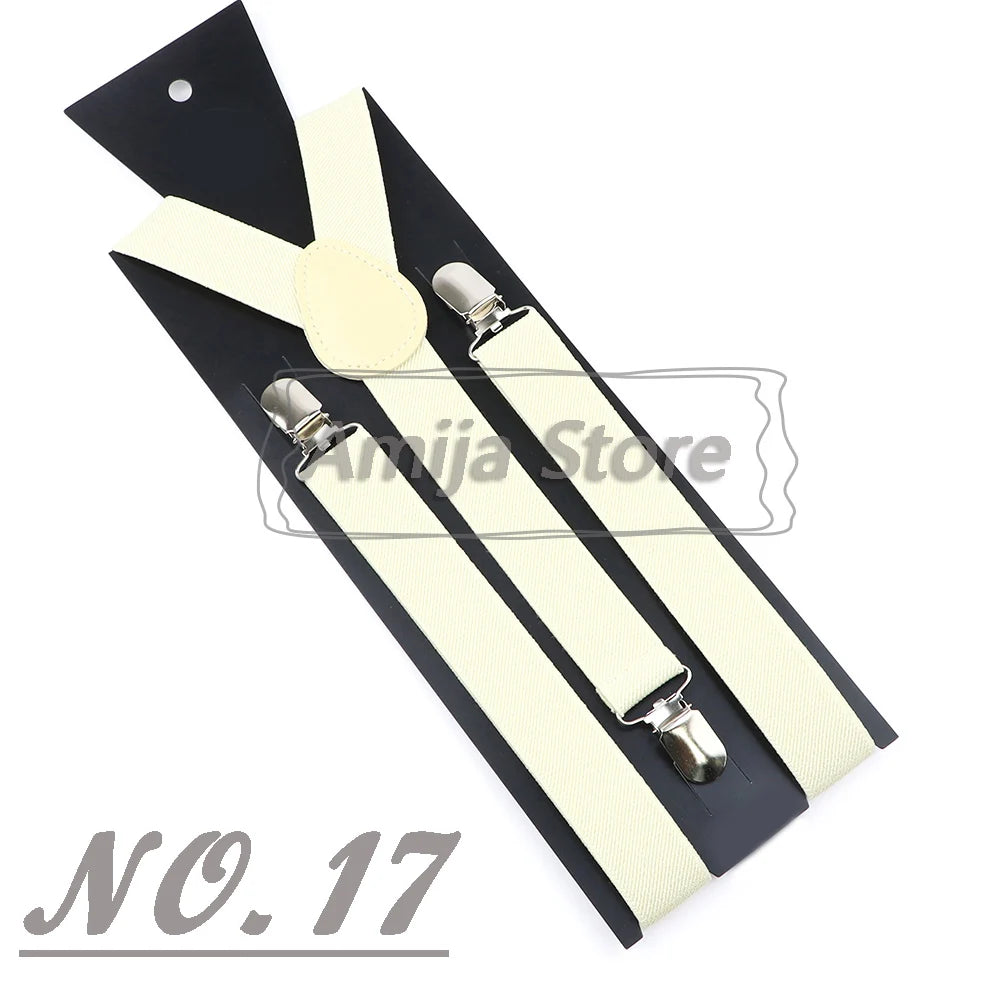 Suspenders For Men Sage Green Adult Suspender Man Shirt Women Wedding Apparel Party Solid Colors Suit Skirt With Braces Straps