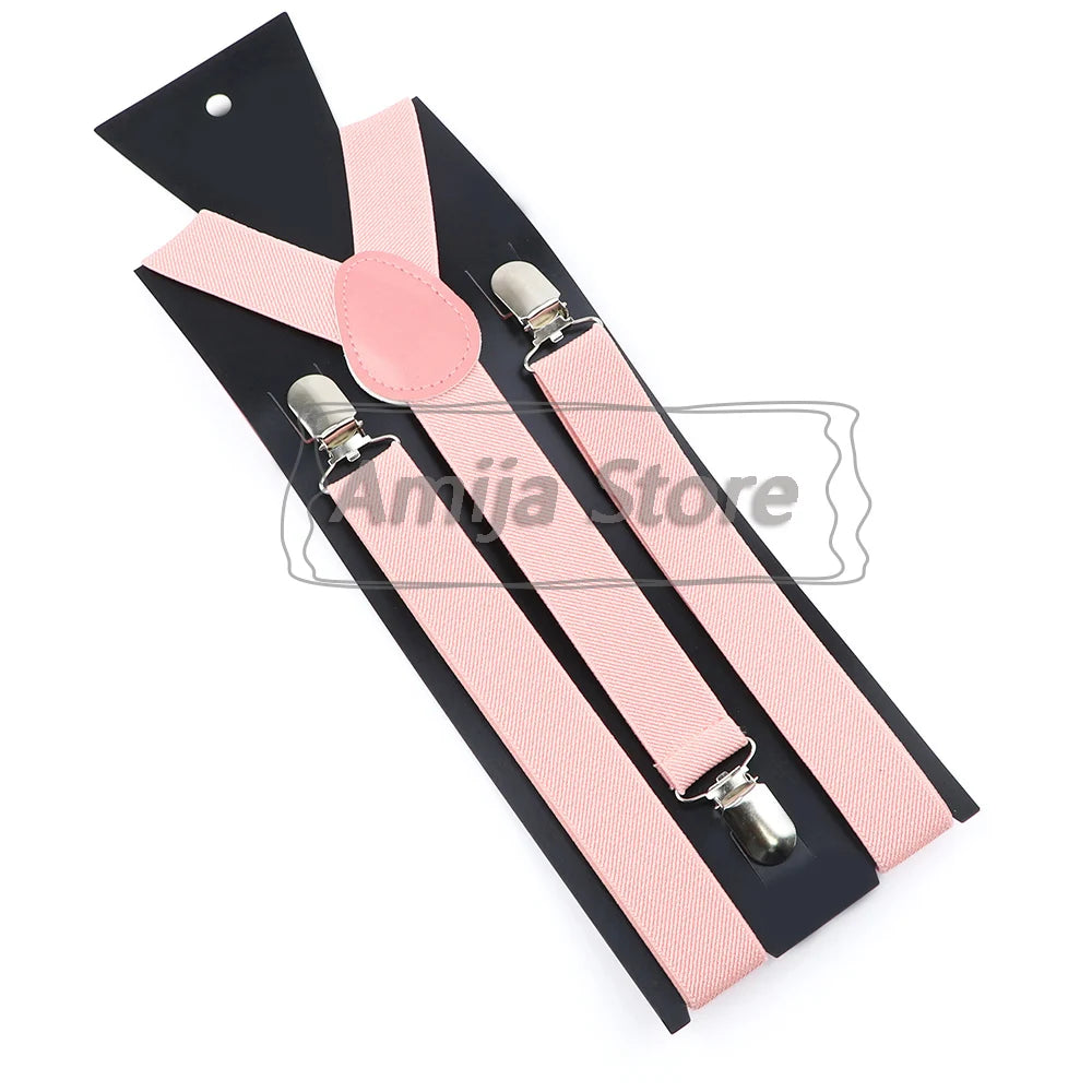 Suspenders For Men Sage Green Adult Suspender Man Shirt Women Wedding Apparel Party Solid Colors Suit Skirt With Braces Straps
