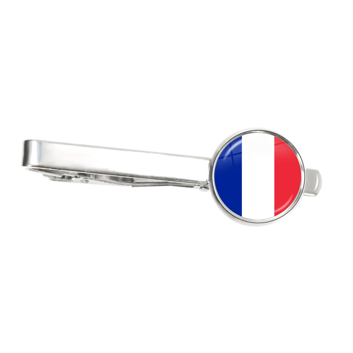 30 Countries National Flag Tie Clips Men Fashion Metal Necktie USA Flag Clip Pins Button Wedding Suit Accessories Wholesale