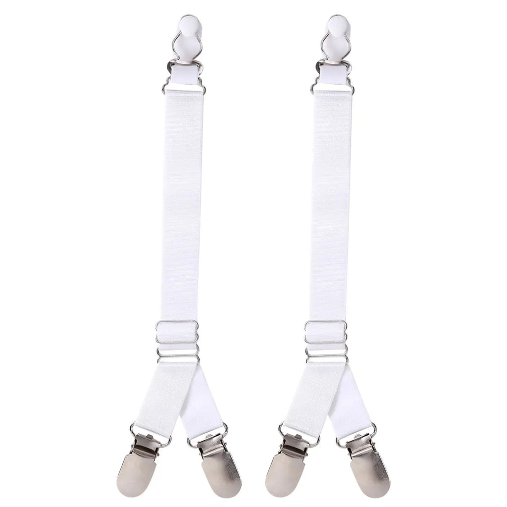 Suspender Clips For Stockings Replacemnt Corset Holder Elastic Garter Belt Straps Y/I Style Unisex Shirt Holder Socks Fastener