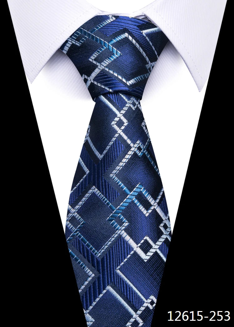 Tie For Men Newest Design Factory Sale Hot Sale 7.5 cm Necktie Yellow Plaid Shirt Accessories Man's Abraham Lincoln's Birthday