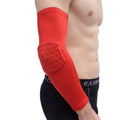 1 PCS Basketball Elbow Pads Arm Sleeve Compression Crashproof Honeycomb Elbow Support Sport Crashproof Armband Brace Protector