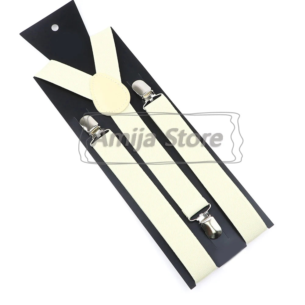 Suspenders For Men Sage Green Adult Suspender Man Shirt Women Wedding Apparel Party Solid Colors Suit Skirt With Braces Straps