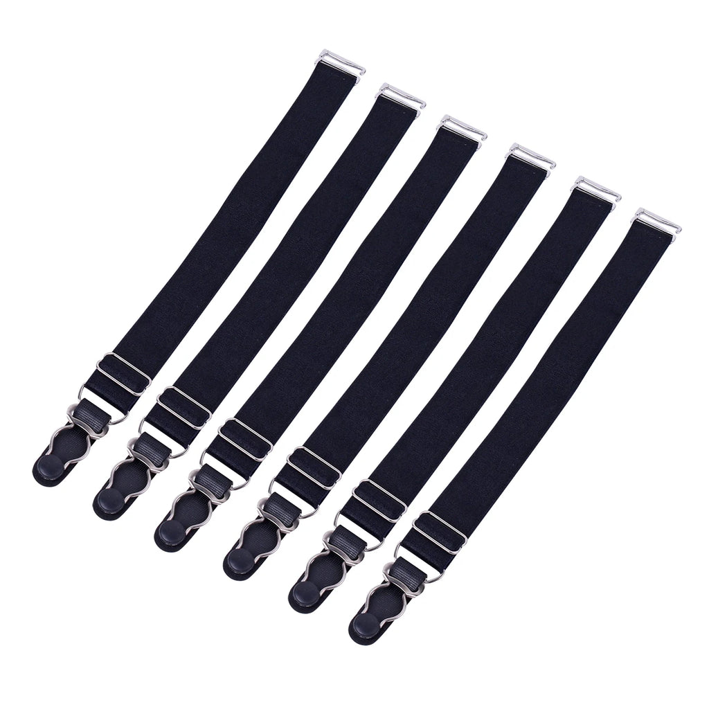 Suspender Clips For Stockings Replacemnt Corset Holder Elastic Garter Belt Straps Y/I Style Unisex Shirt Holder Socks Fastener