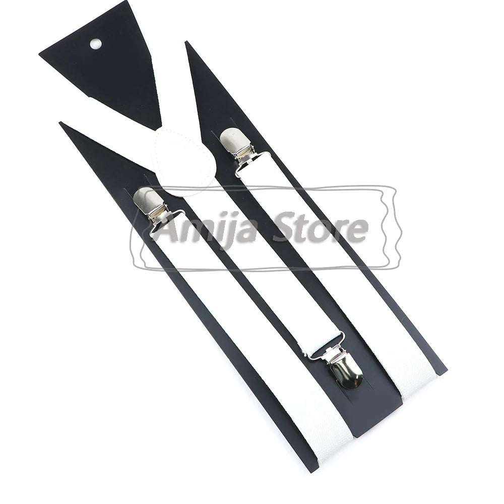Suspenders For Men Sage Green Adult Suspender Man Shirt Women Wedding Apparel Party Solid Colors Suit Skirt With Braces Straps
