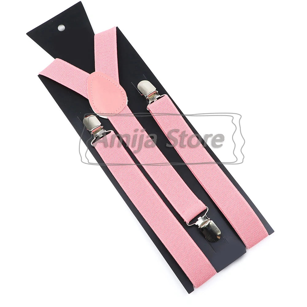 Suspenders For Men Sage Green Adult Suspender Man Shirt Women Wedding Apparel Party Solid Colors Suit Skirt With Braces Straps