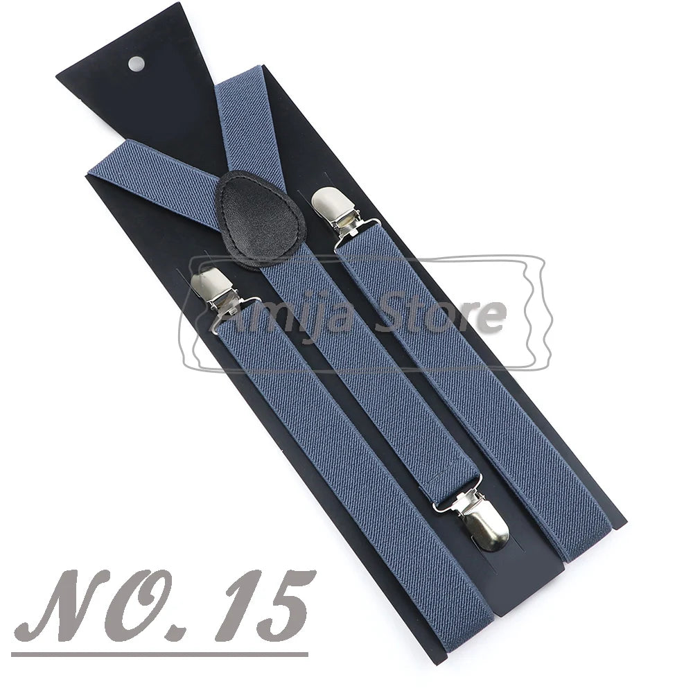 Suspenders For Men Sage Green Adult Suspender Man Shirt Women Wedding Apparel Party Solid Colors Suit Skirt With Braces Straps