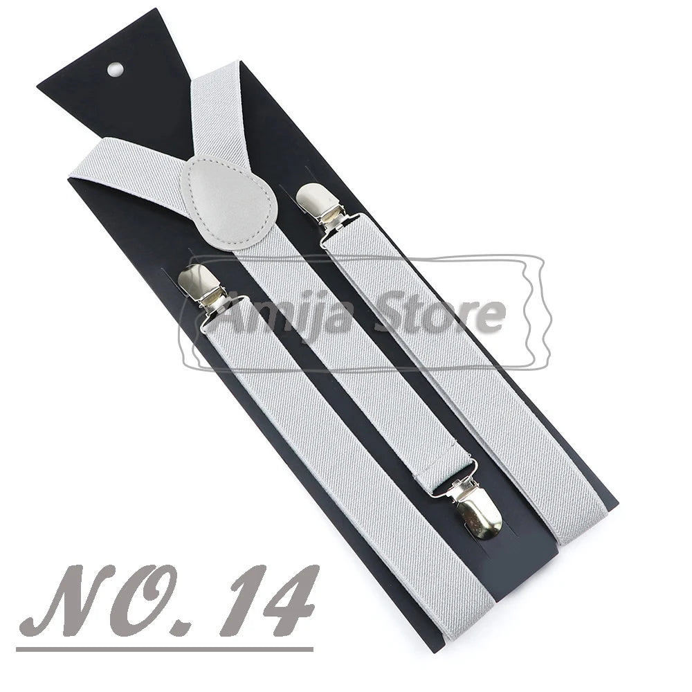 Suspenders For Men Sage Green Adult Suspender Man Shirt Women Wedding Apparel Party Solid Colors Suit Skirt With Braces Straps