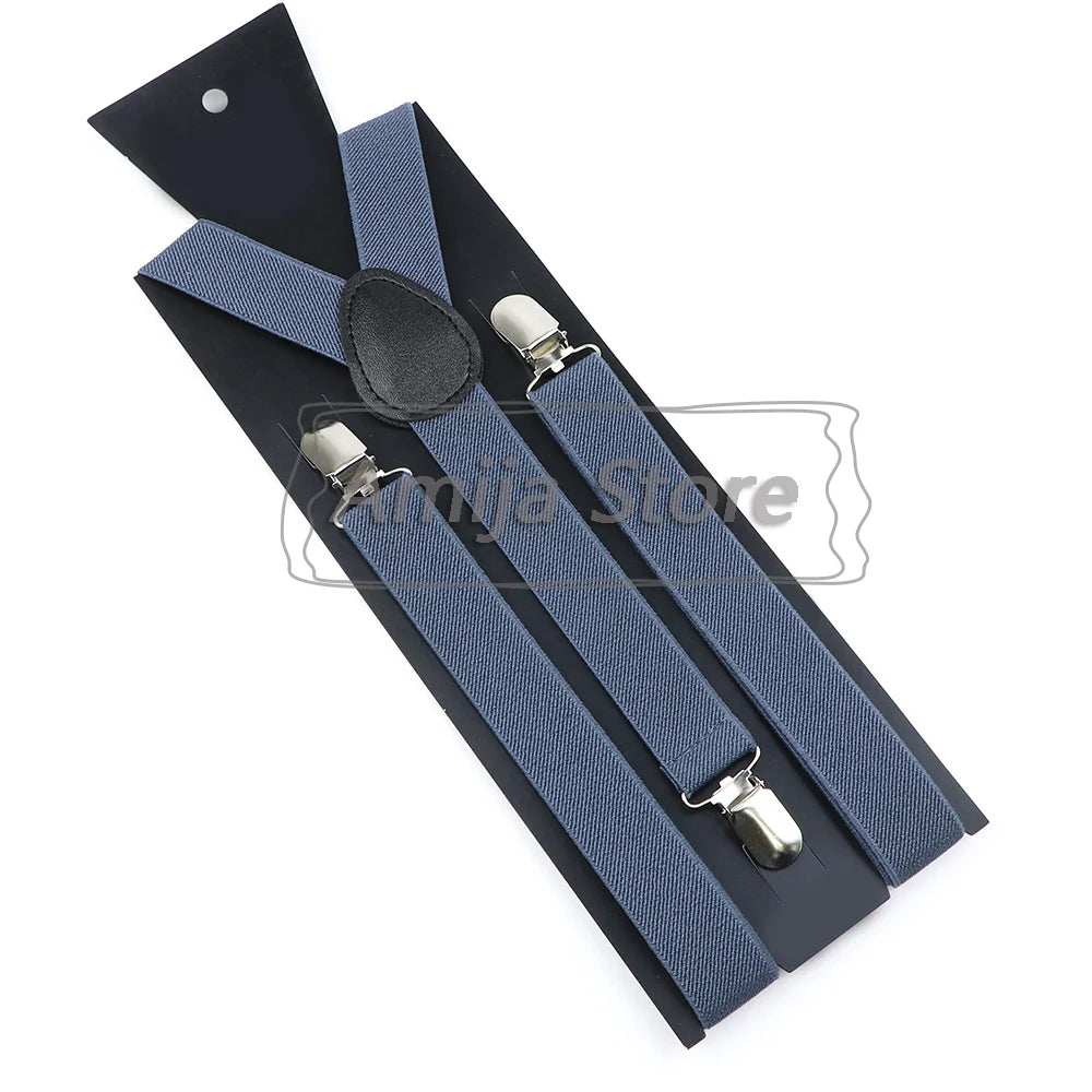Suspenders For Men Sage Green Adult Suspender Man Shirt Women Wedding Apparel Party Solid Colors Suit Skirt With Braces Straps