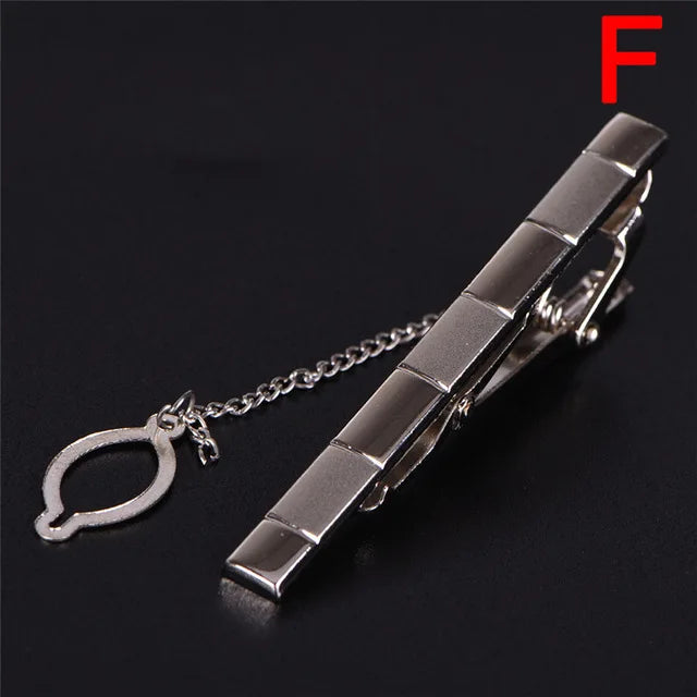 Brand New Metal Tie Clip For Men Wedding Necktie Tie Clasp Clip Gentleman Ties Bar Crystal Tie Pin For Men's Accessories Jewelry