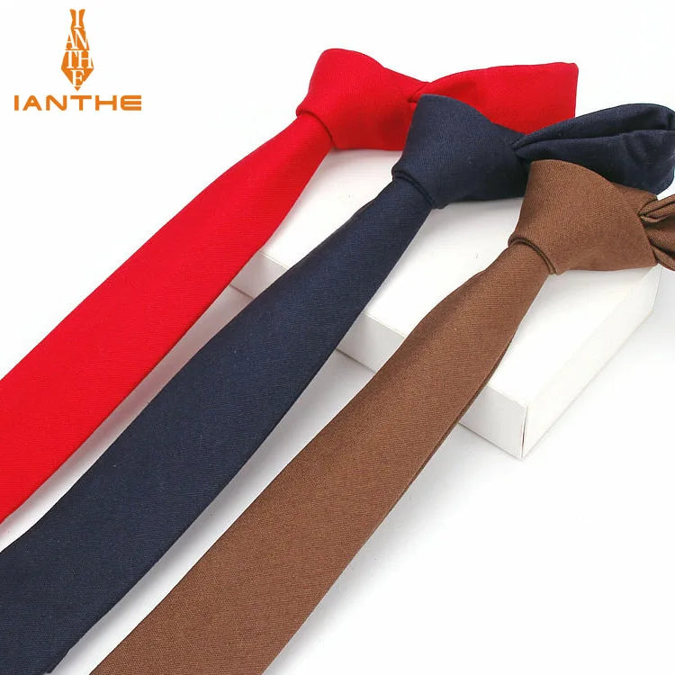 Fashion Mens Neck Tie Linen Skinny Tie for Men Wedding Party Print Neckties Casual Men Retro Neckwear Star Female Cartoon Ties