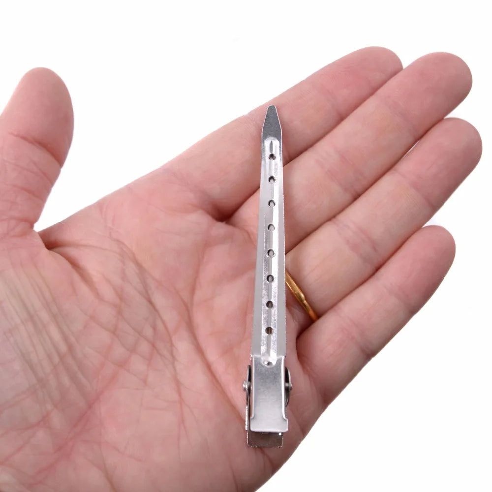 10Pcs 9CM Professional Salon Metal Hair Clips Hair Styling Tools DIY Hairdressing Hairpins Barrettes Headwear Accessories