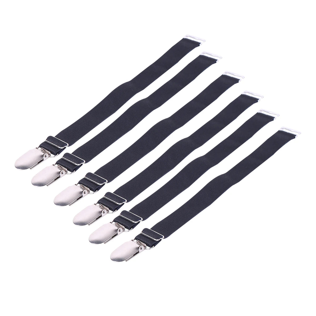 Suspender Clips For Stockings Replacemnt Corset Holder Elastic Garter Belt Straps Y/I Style Unisex Shirt Holder Socks Fastener