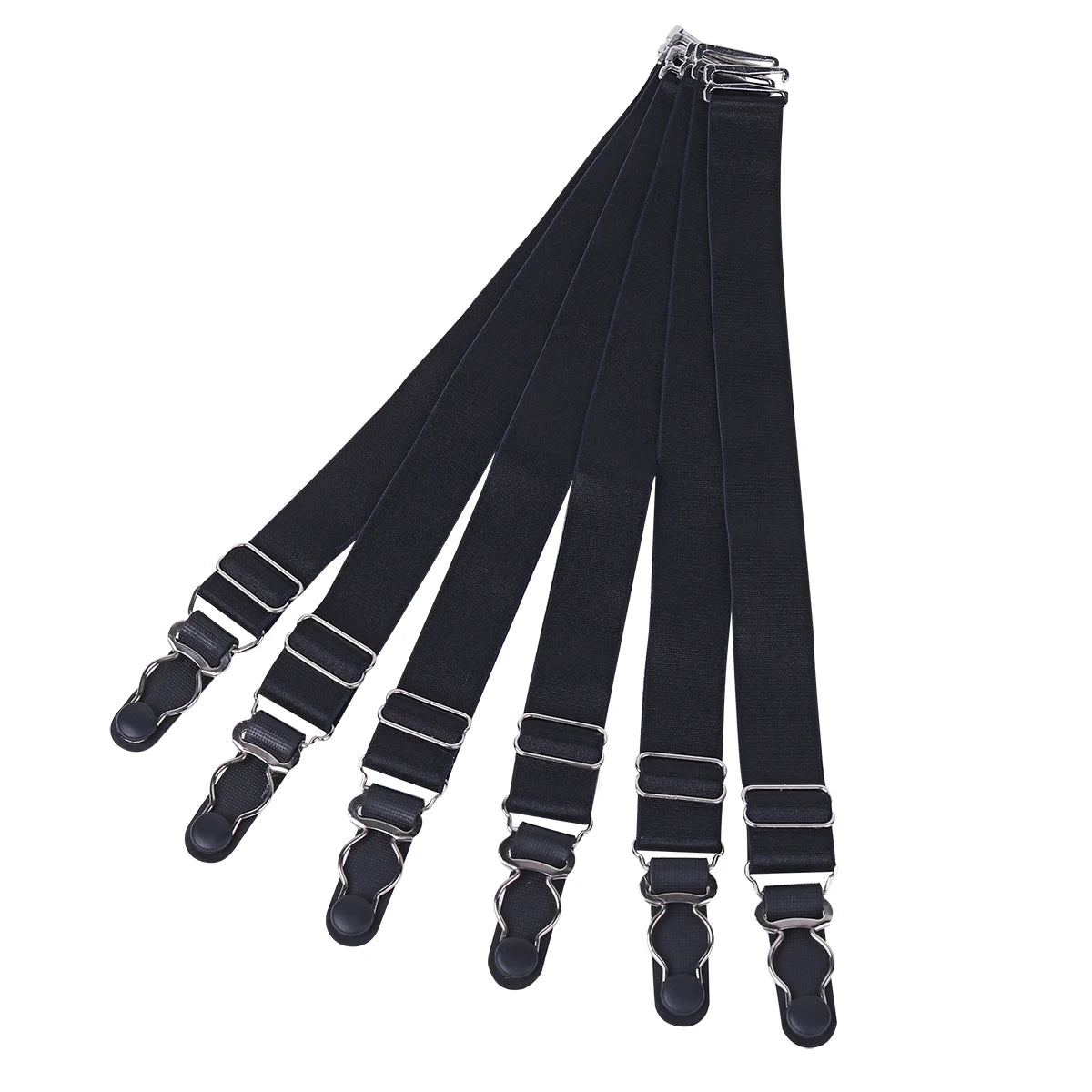 Suspender Clips For Stockings Replacemnt Corset Holder Elastic Garter Belt Straps Y/I Style Unisex Shirt Holder Socks Fastener