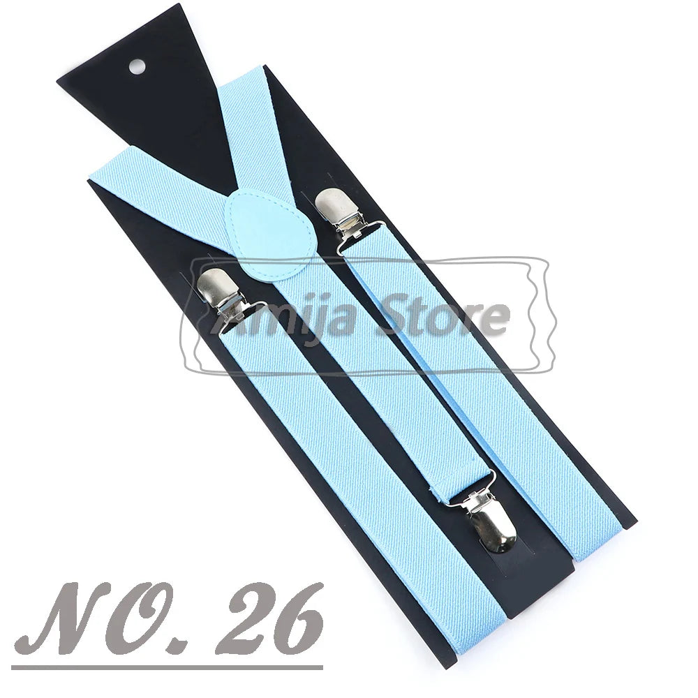 Suspenders For Men Sage Green Adult Suspender Man Shirt Women Wedding Apparel Party Solid Colors Suit Skirt With Braces Straps