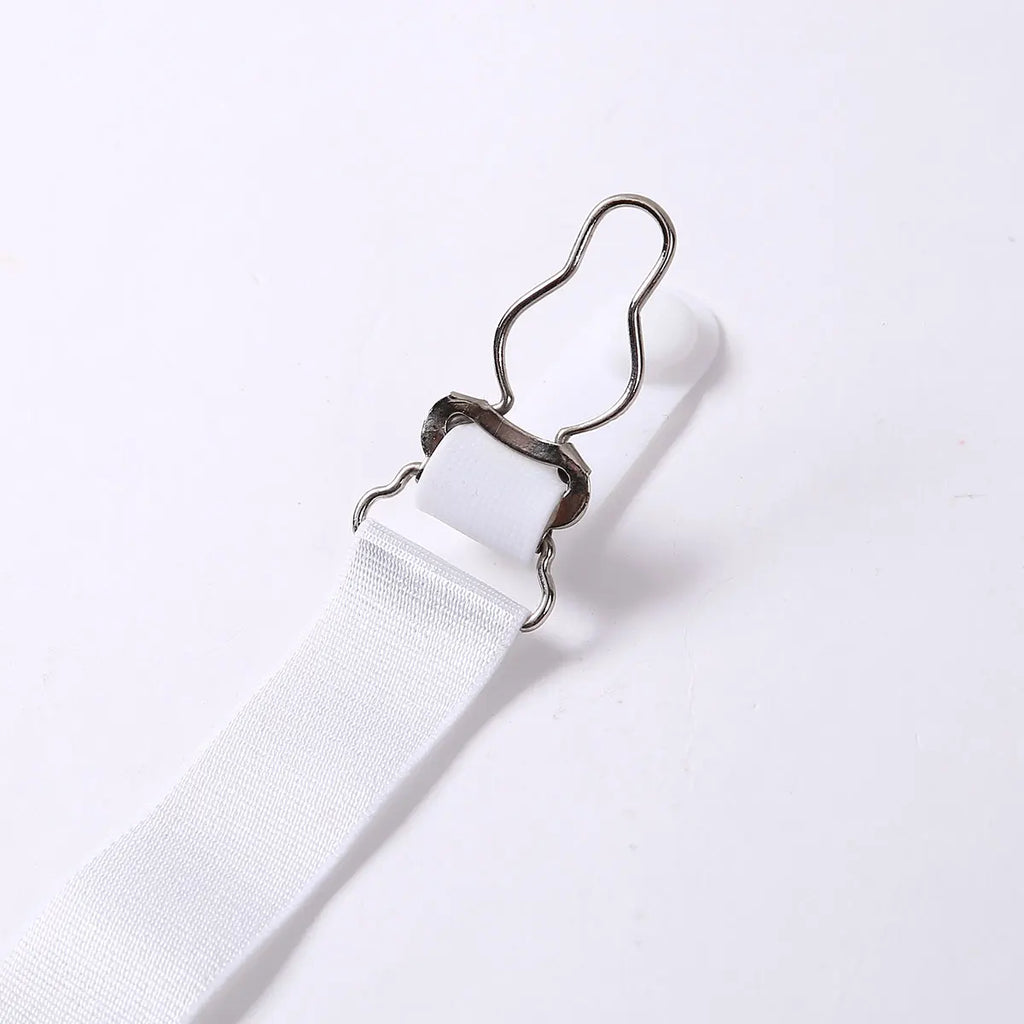Suspender Clips For Stockings Replacemnt Corset Holder Elastic Garter Belt Straps Y/I Style Unisex Shirt Holder Socks Fastener