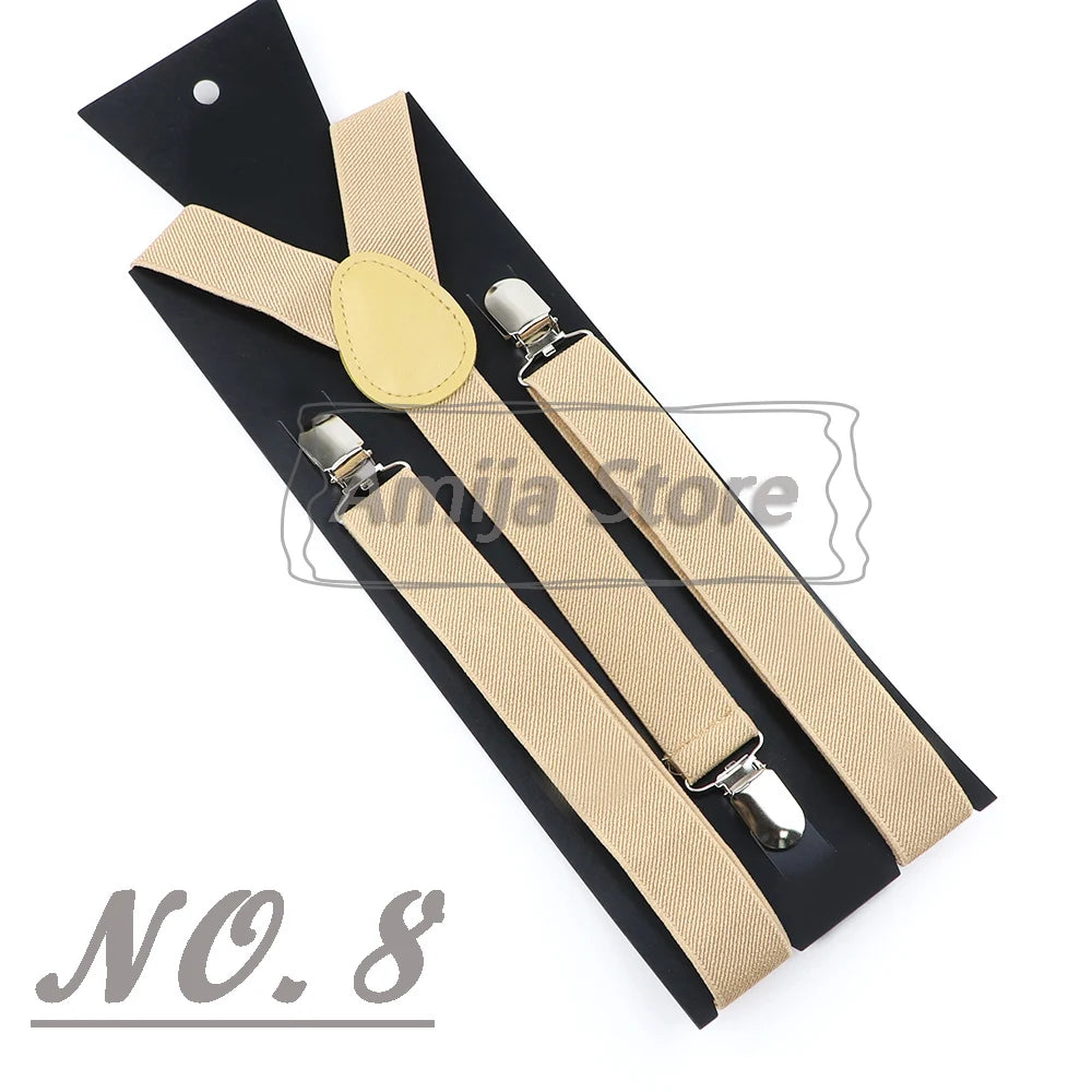 Suspenders For Men Sage Green Adult Suspender Man Shirt Women Wedding Apparel Party Solid Colors Suit Skirt With Braces Straps