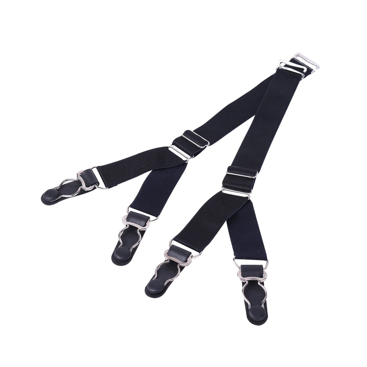 Suspender Clips For Stockings Replacemnt Corset Holder Elastic Garter Belt Straps Y/I Style Unisex Shirt Holder Socks Fastener