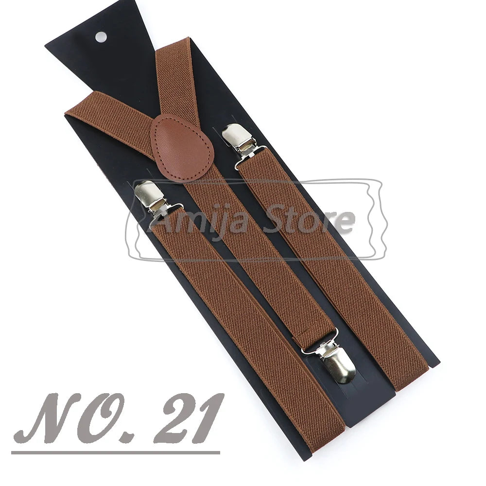 Suspenders For Men Sage Green Adult Suspender Man Shirt Women Wedding Apparel Party Solid Colors Suit Skirt With Braces Straps