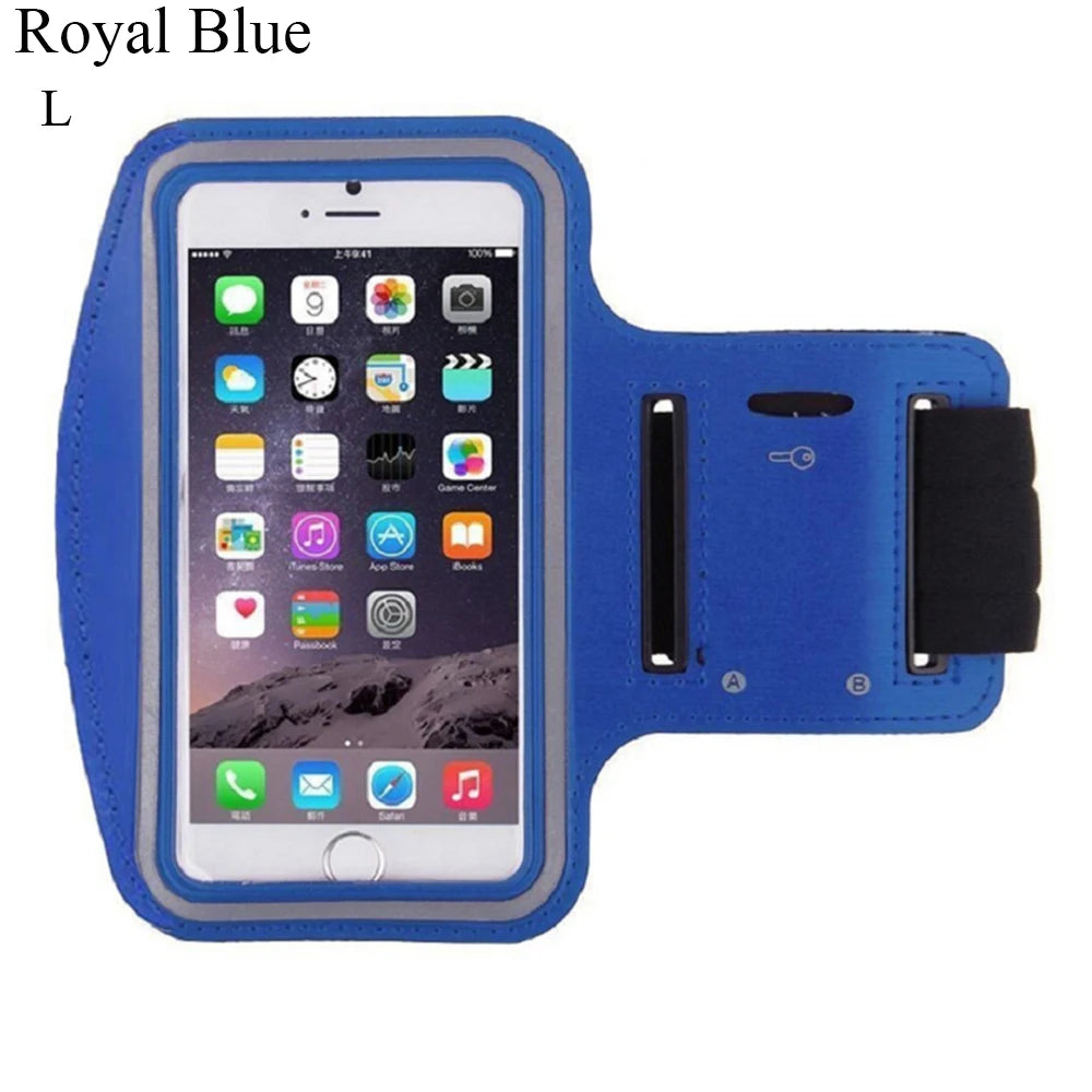 Outdoor Sports Phone Holder Touch Screen Armband Case Phone Universal Gym Running Phone Bag Arm Band Case 4-6.5 Inch Arm Bag