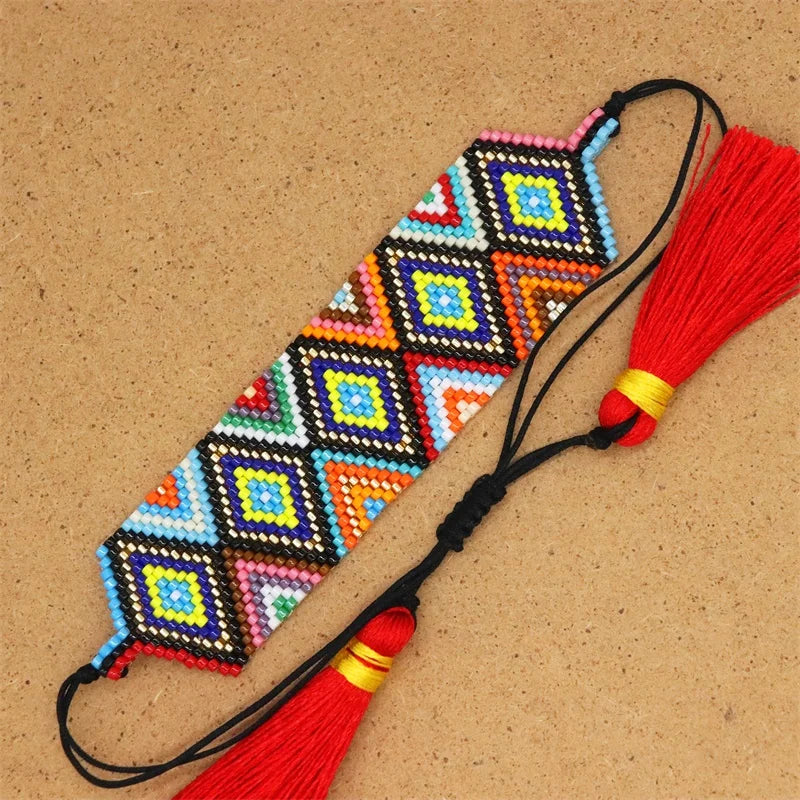 Bohemian Bracelet For Women Pulseras Mujer Moda 2020 MIYUKI Crystal Armband Heart Bracelet Jewelry Accesorios Mujer Gift