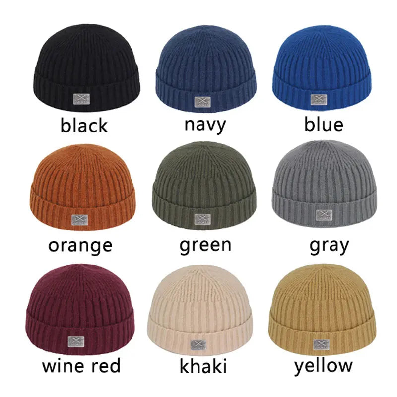 Short Skullcap Skullies Beanies Men Winter Beanie Hat Women Winter Hats For Men Caps Miki Bonnet X Skull Women Knitted Hat Cap
