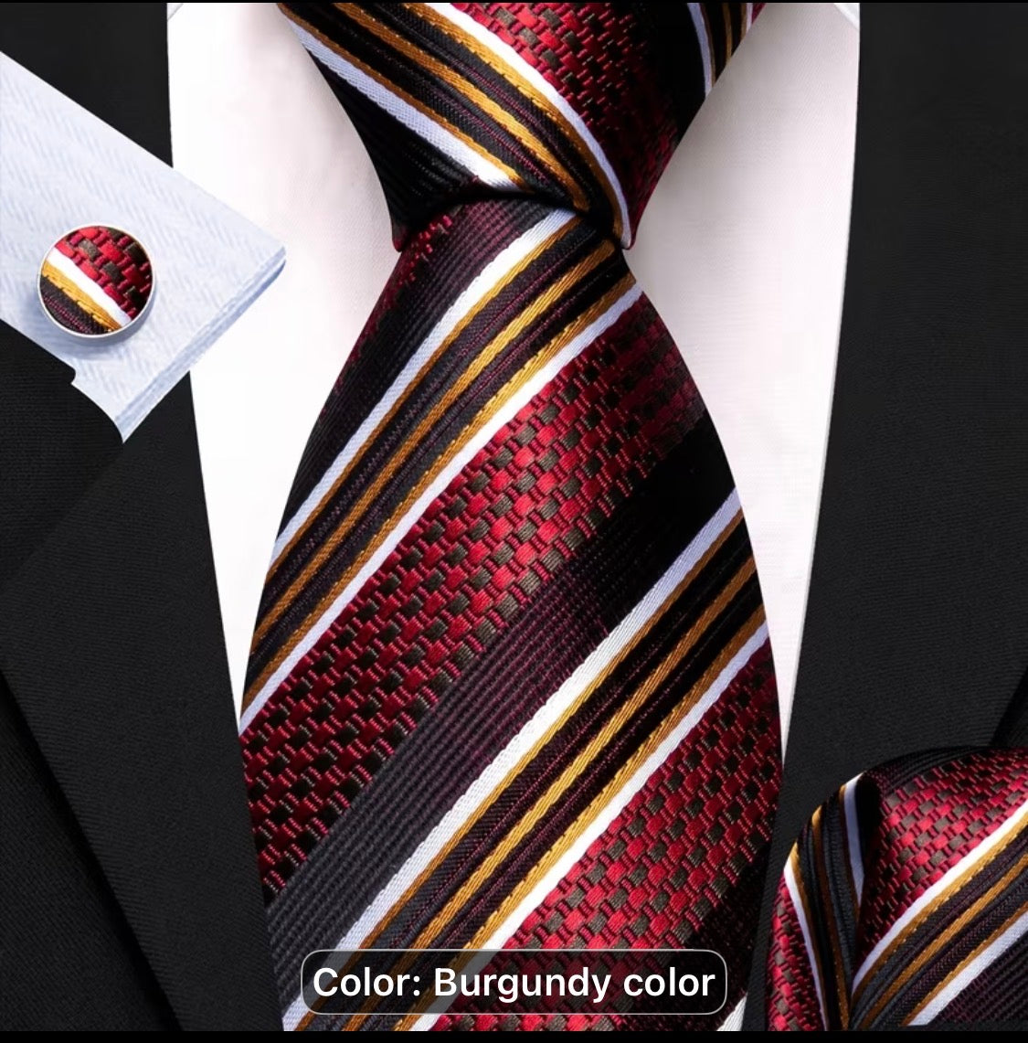 3pcs/set Silk Classic Necktie