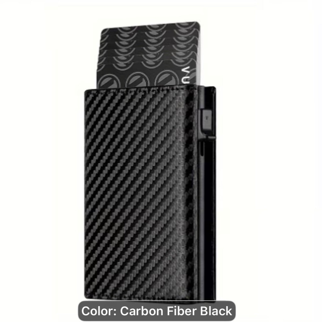 Men's Carbon Fiber Leather Wallet