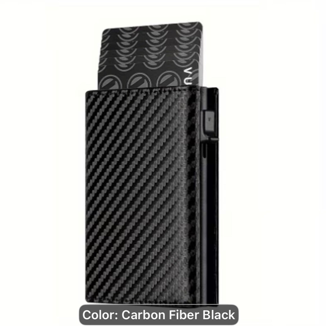Men's Carbon Fiber Leather Wallet