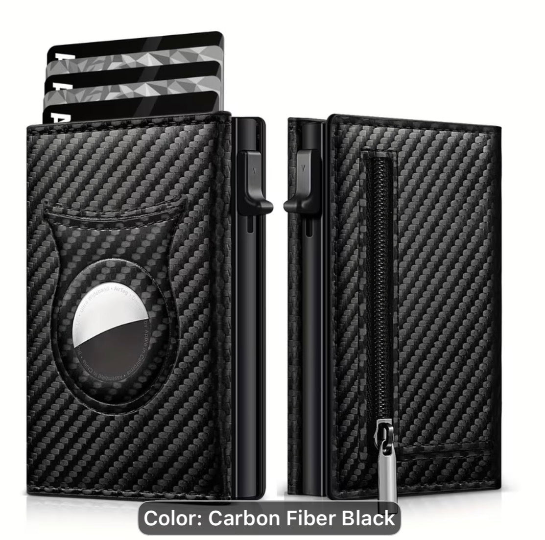 Men's Carbon Fiber Leather Wallet