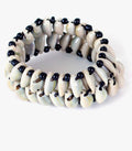 Double-Row Cowrie Shell Bracelet