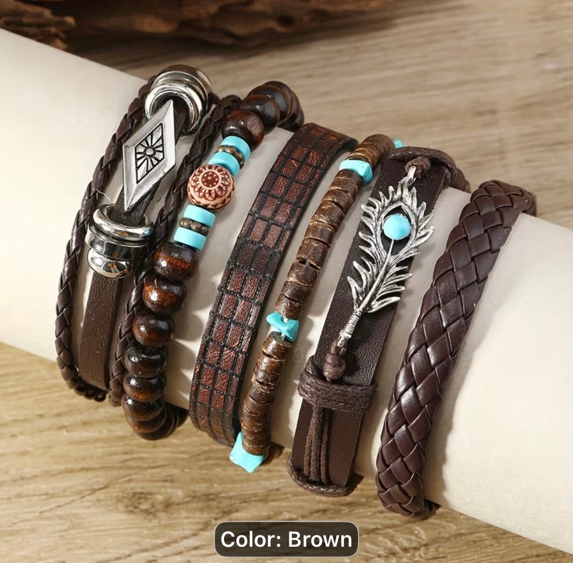 Set of 6 Vintage Bohemia Bracelet