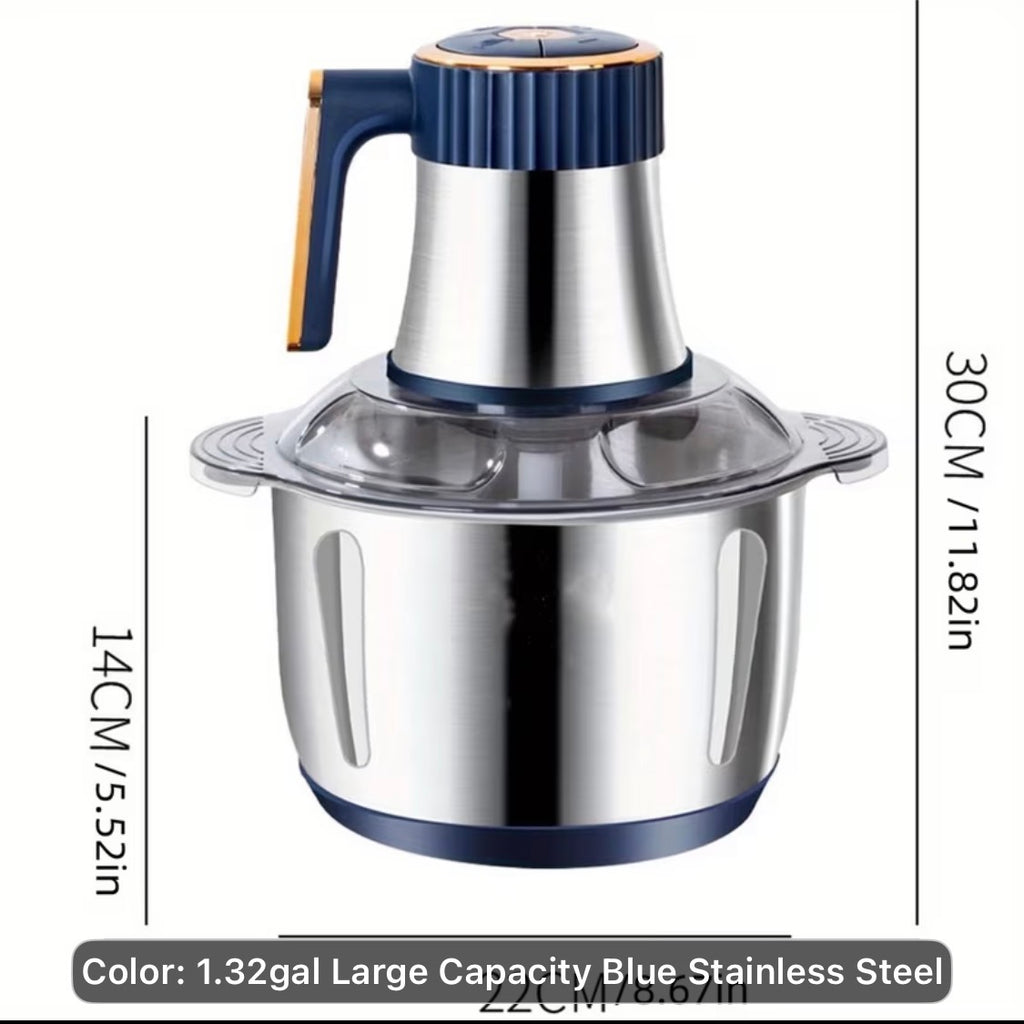 Stainless Steel Electric Meat Grinder & Food Processor
