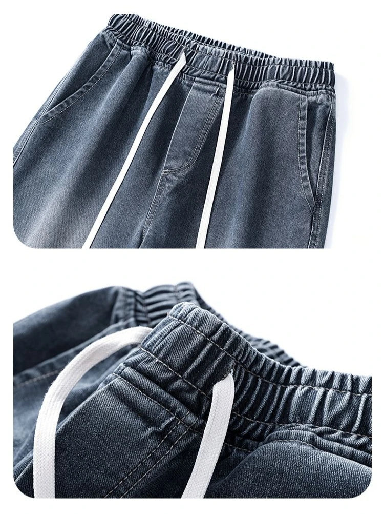 Straight Jeans 2026 New Men's Clothes Wide-leg Baggy Casual Trousers Fashion Hip-hop Loose Jeans Streetwear Male
