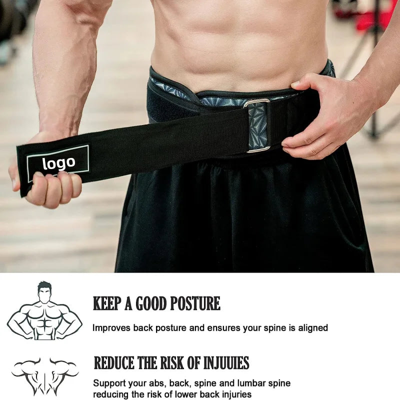 1 Pc Gym Belt Weight Lifting Belt for Men Women Powerlifting Deadlift Squat Strength Workout Bodybuilding Waist and Back Support