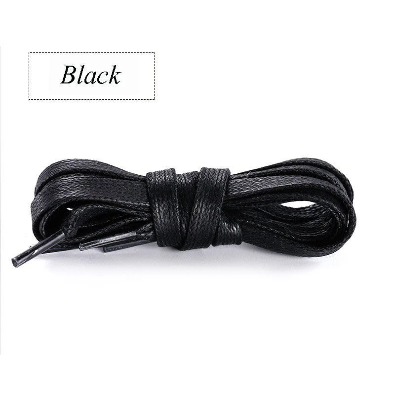 Fashion Flat Waxed Cotton Shoe Laces Unisex Boots Casual Sneakers Shoelace Leather Laces Shoes Boots Waterproof for Shoelaces