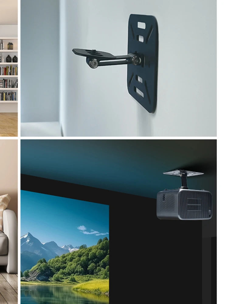 Desktop Projector Holder Stand Table Mobile Projector Mount Removable Adjustable Universal Projectors Bracket Holder Studio Home