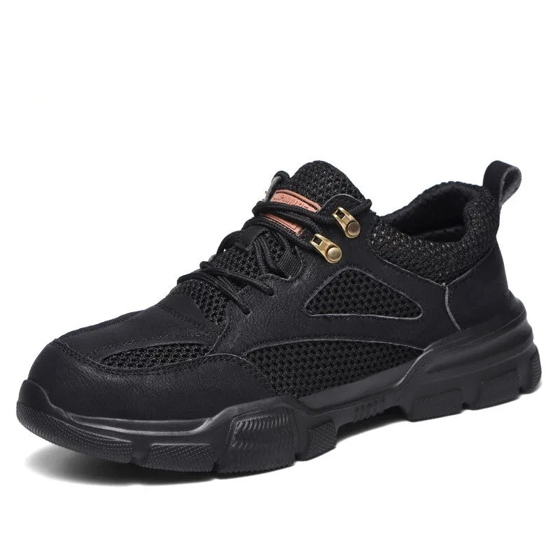 2024 Work Safety Shoes Men Lightweight Safety Boots Indestructible Work Sneakers Women Kevlar Insole Protective Steel Toe Shoes