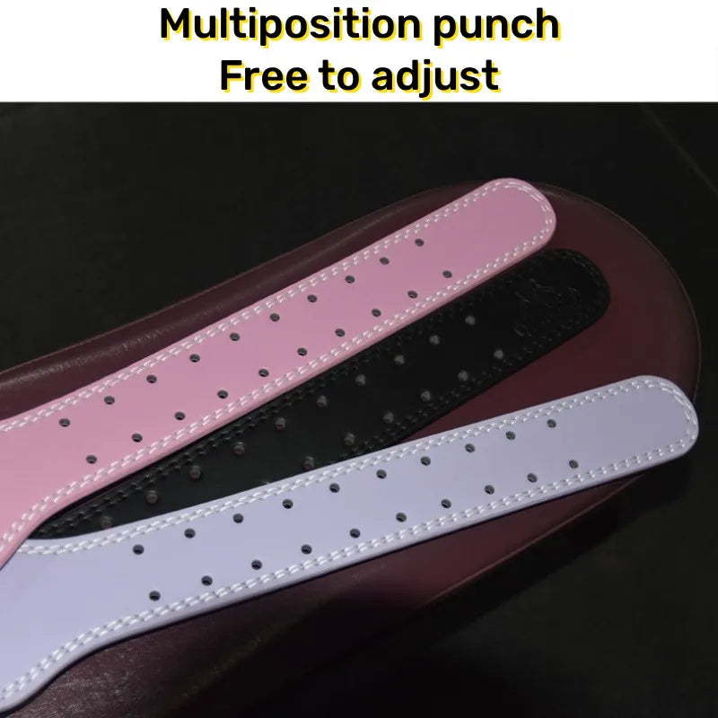 Weight Lifting Belt for Men Women Embroidery Gym Fitness Belt Colorful Powerlifting Belt for Deadlift Squat Back & Waist Support