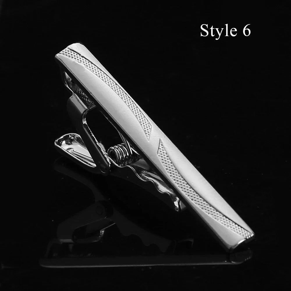 1pc Men's Short Tie Clip Simple Style Pin Clasp Rose Gold Color Male Business Necktie Clip Classic Men Jewelry Accessories Hot