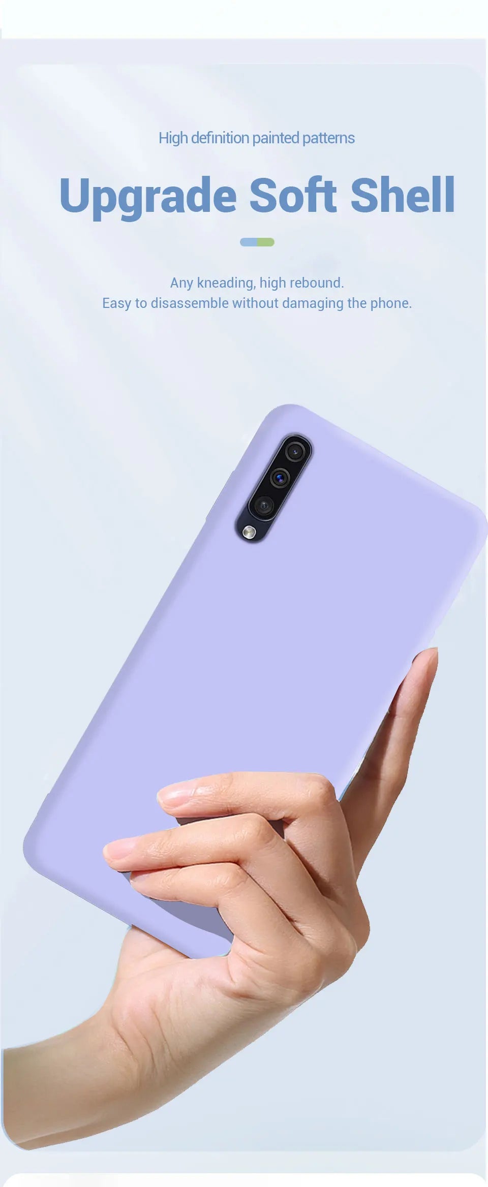 For Samsung A50 A50S A30S A70 Phone Case Liquid Silicone TPU Back Cover For Samsung Galaxy A 50 A50s Phone Fundas