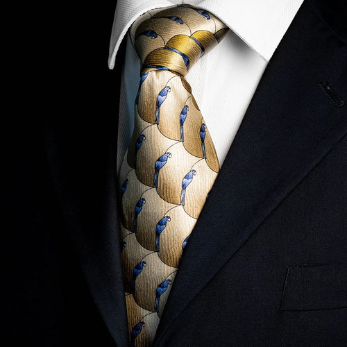 10cm Wide 100% Silk Tie For Men Printed Cartoon animals Handmade Necktie Business Formal Wedding Daily Wear Suit Men's Tie