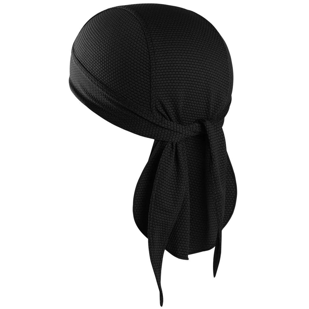 Quick-drying Bandana Cooling Doo Rags Sun Protection Headscarf Summer Beanies Hats Sport Running Cycling Hip Hop Soft Cap Durags