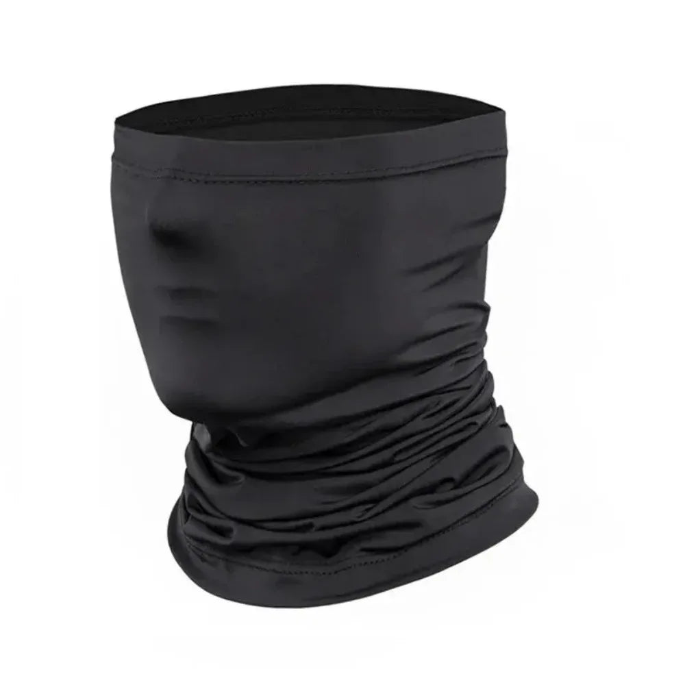 Cycling Half Face Cover Motorcycle Neck Warmer Riding Neck Gaiter Cooling Climbing Running Hiking Neck Wrap Ice Silk Dust