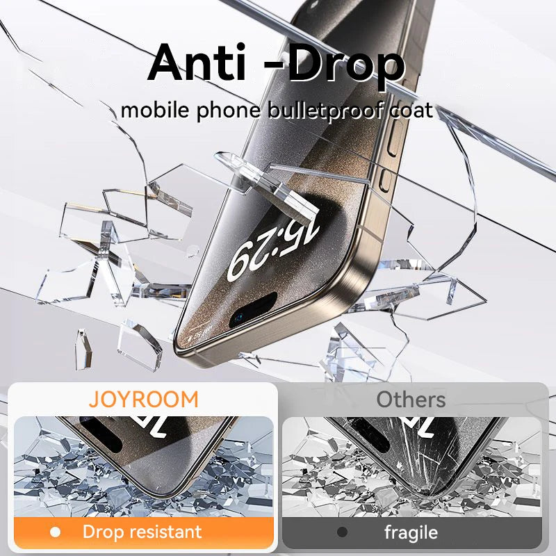 Joyroom 1/2/3pcs HD Glass Screen Protector for iPhone 18 17 16 15 14 13 Pro Max Full Screen Tempered Glass Protection for iPhone