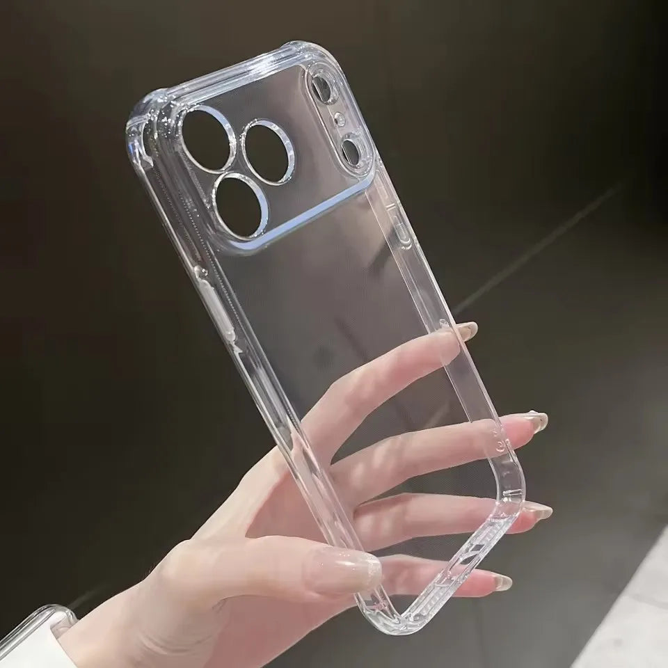Soft Silicone TPU Phone Case For iPhone 17 Pro Max Anti-fall Transparent Phone Cover For  iPhone17 17 Pro 17Air Shockproof Cases